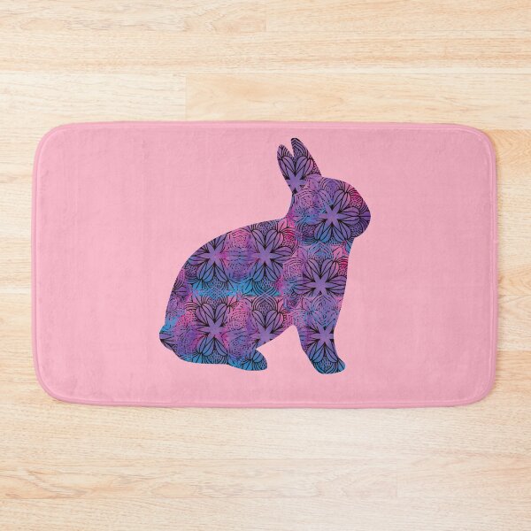 Item preview, Zentangle Rabbit in Purple and Blue designed and sold by Sarah Wainwright.