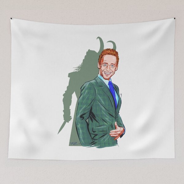 Item preview, Tom Hiddleston - An illustration by Paul Cemmick designed and sold by TIGERDAVER.