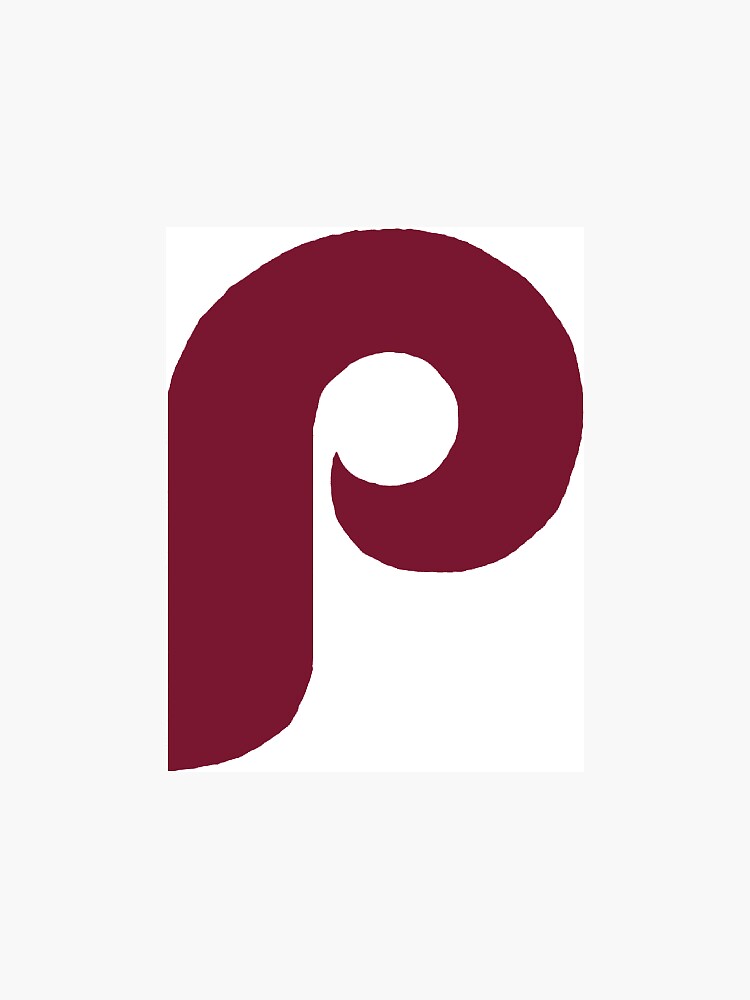 Phillies P Logo drawing free image download