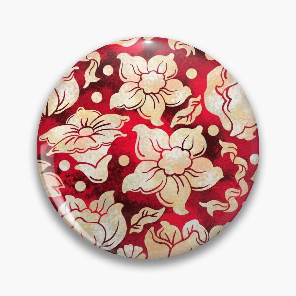 Item preview, Pearl Flowers Vintage Retro Floral Pattern designed and sold by ptitsa-tsatsa.