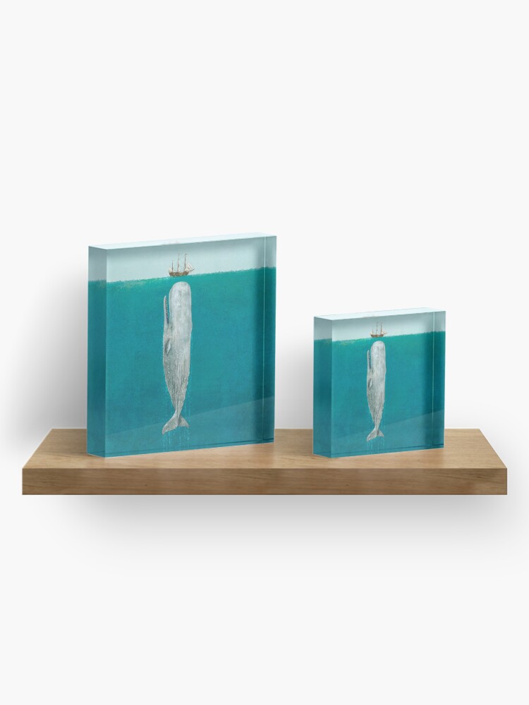 Alternate view of The Whale - Full Length Acrylic Block