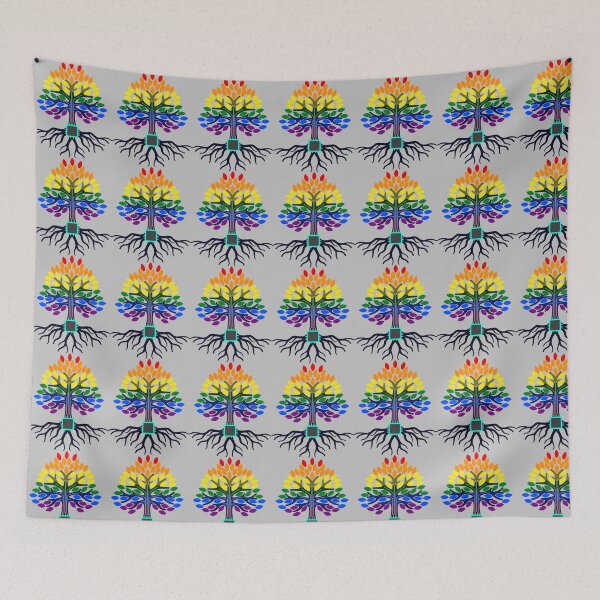 Item preview, Alien Electrical Pride Tree Colours designed and sold by Mosef -e.