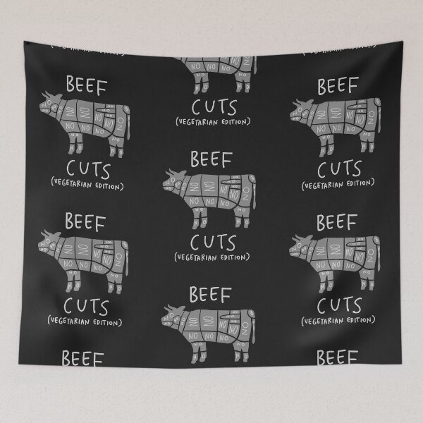 Item preview, Beef Cuts Vegetarian Edition designed and sold by isstgeschichte.