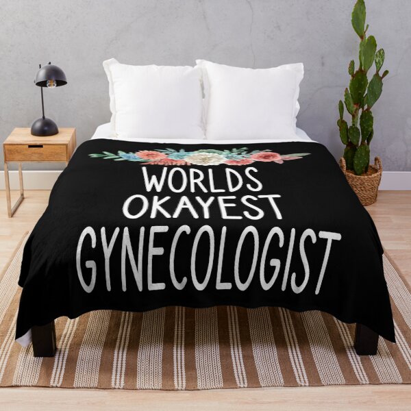 Item preview, world okayest Gynecologist / world okayest /Gynocology dr /Obygn dr / Obstetrician / Obygn Gift /Gynocology life / Midwife Gift /Funny Obstetrician Tee / floral style idea design designed and sold by Chamssou.