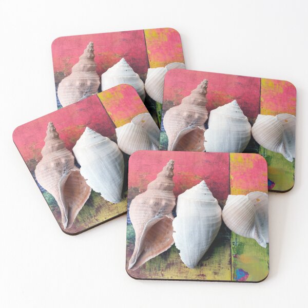 Item preview, Seashells On Acid Tone Paintings designed and sold by Elena Ray.