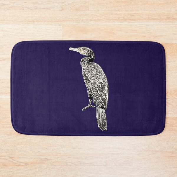 Item preview, White Alternate Print of a Double-crested Cormorant designed and sold by designsasstultd.