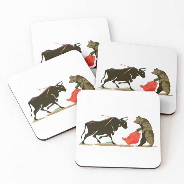 Item preview, Bear and Bull Fighting designed and sold by PurpleTank.