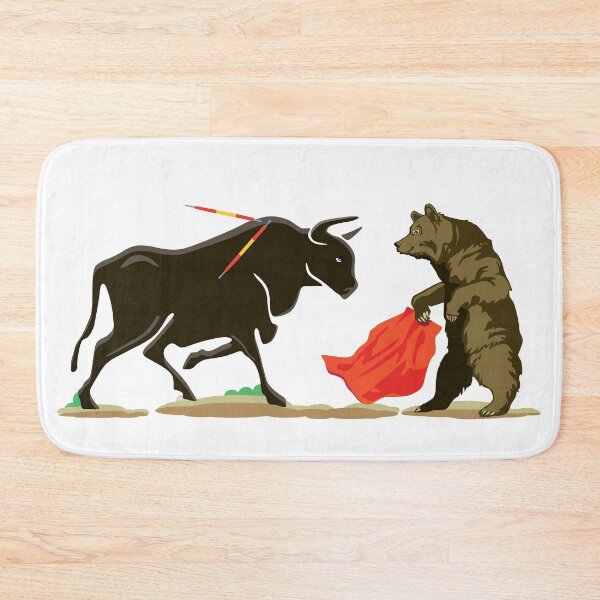 Item preview, Bear and Bull Fighting designed and sold by PurpleTank.