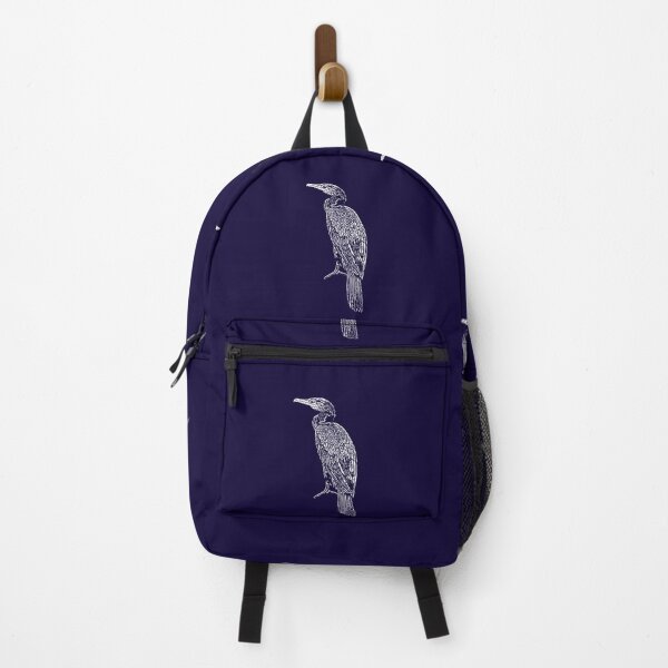 Item preview, White Print of a Double-crested Cormorant designed and sold by designsasstultd.