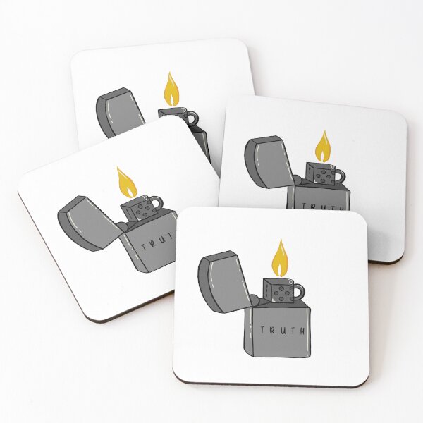 Item preview, Lighter - Gray/Orange designed and sold by Mhairi Agnew.