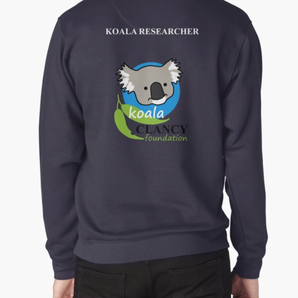 Koala Clancy Foundation - large logo researcher Pullover Sweatshirt