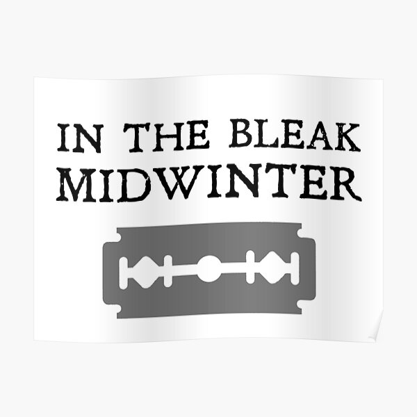 In the bleak midwinter (Blade version) Poster