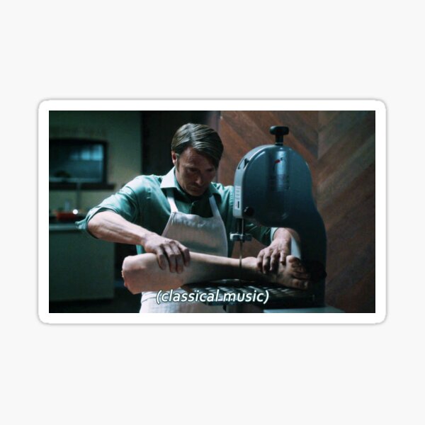 Hannibal Lecter Sticker
