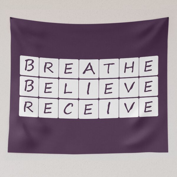 Item preview, Breathe Believe Receive designed and sold by BlueZenStudio.