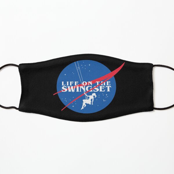 Swingset NASA Meatball Logo with Title Kids Mask