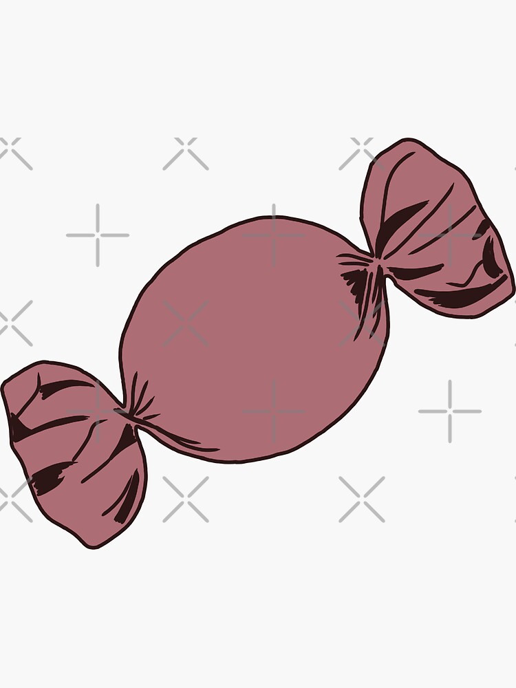 "pink candy" Sticker by taradolota Redbubble