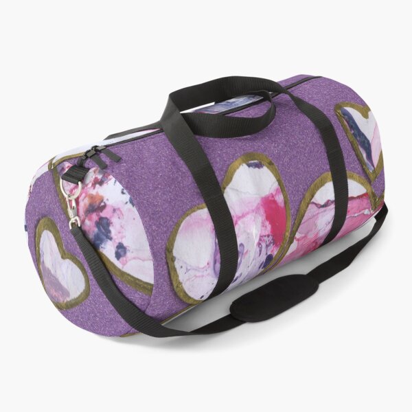 Item preview, Marbled Hearts on Purple designed and sold by LymphomaLass.