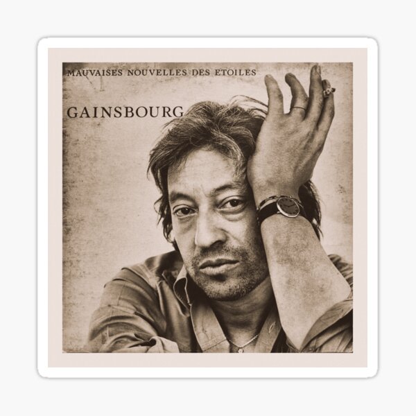 Serge Gainsbourg Sticker