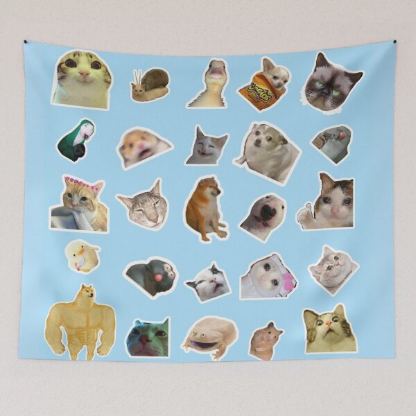 Item preview, 'Mood Memes' animals version designed and sold by Dennoir.