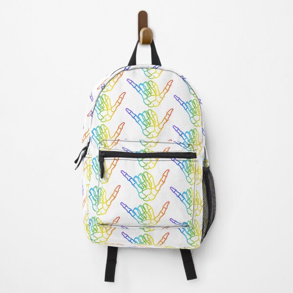 Item preview, Shaka Rainbow Pride Hang Loose designed and sold by DCdesignco.