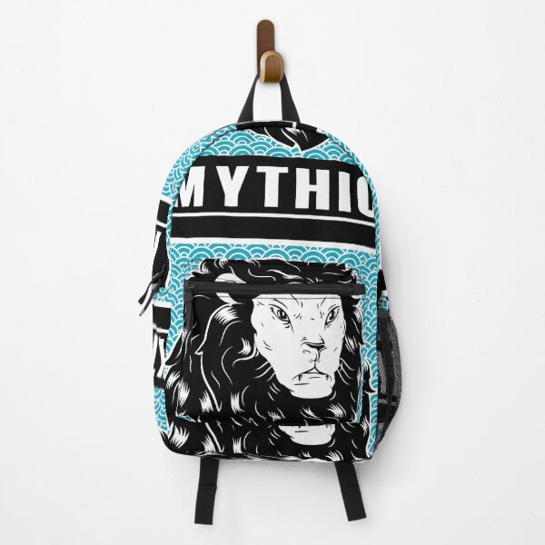 Item preview, Lion Blue Waves design designed and sold by MythicBrand.