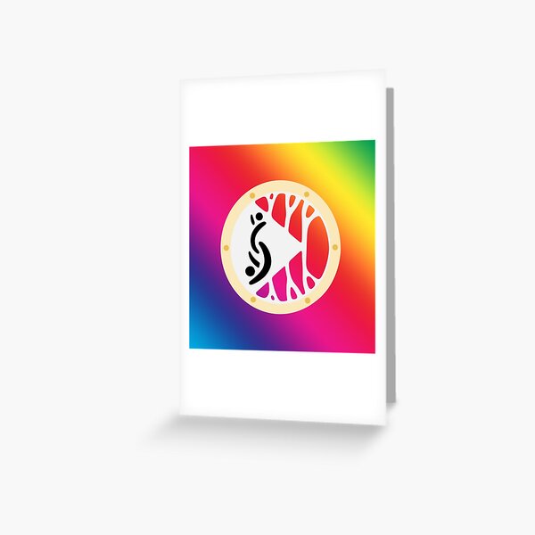 Partners ID International Swinger Symbol Greeting Card