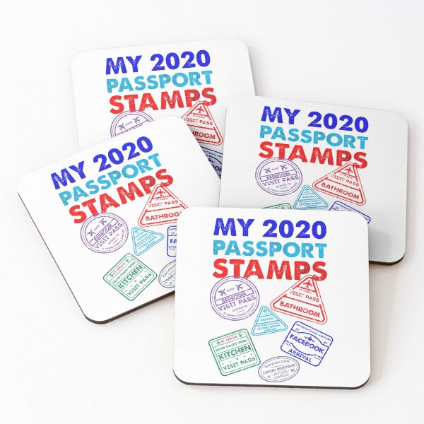 Item preview, My 2020 Passport Stamps, Funny Travel Gifts designed and sold by belmahdy.