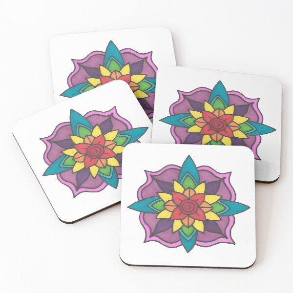 Item preview, Rainbow Mandala Flower designed and sold by spamrice.