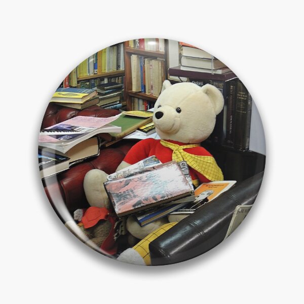 Item preview, A Very Bookish Teddy designed and sold by Alexandra Lavizzari.