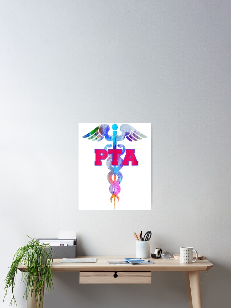 Pta Physical Therapist Assistant Caduceus T-Shirt Novelty