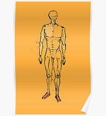 human figure sketch Poster