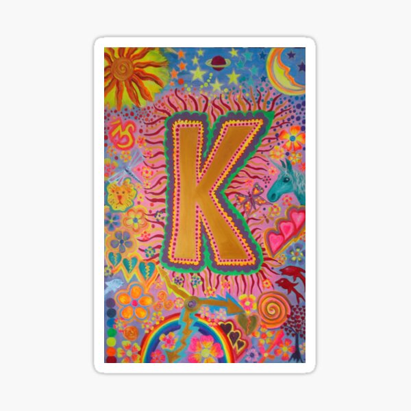 Letter K Sticker