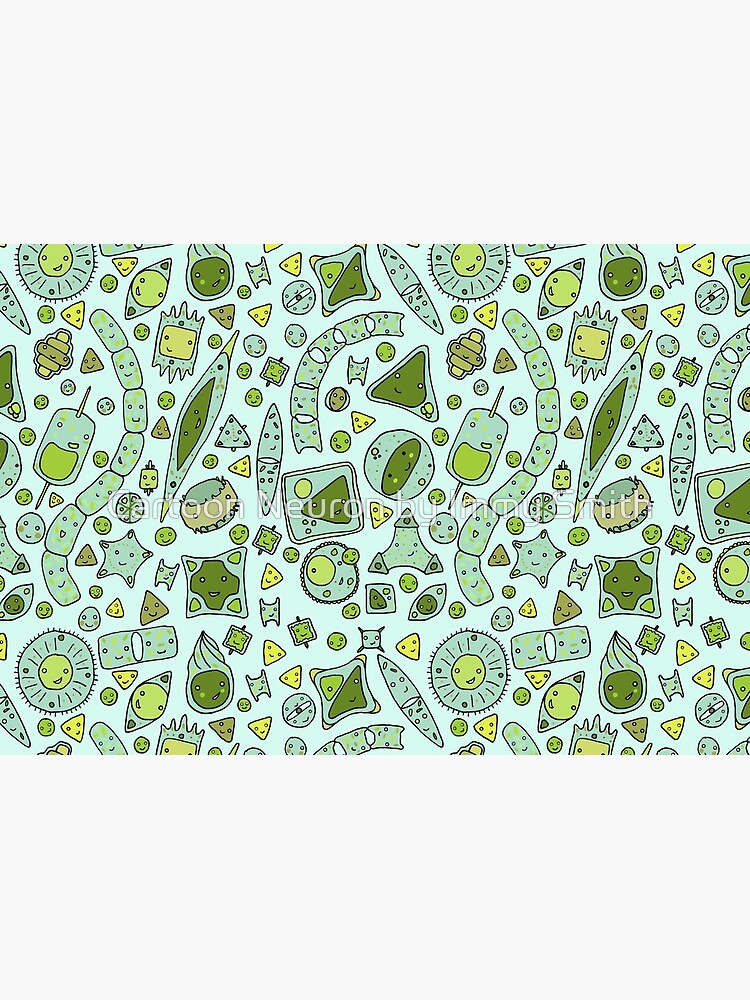Tessellating Diatoms for skirts, duvets, notebooks, graphic tees etc by Immy
