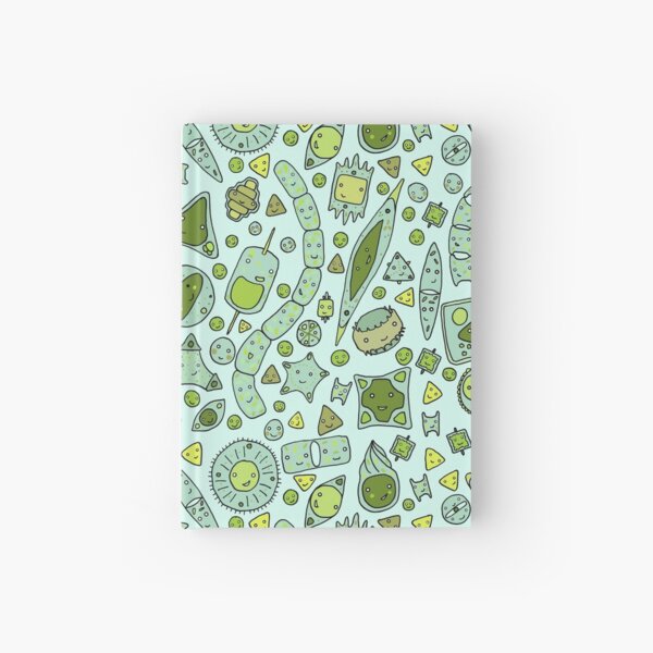 Tessellating Diatoms for skirts, duvets, notebooks, graphic tees etc Hardcover Journal