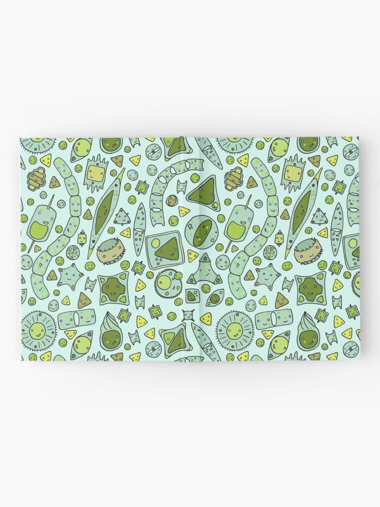 Alternate view of Tessellating Diatoms for skirts, duvets, notebooks, graphic tees etc Hardcover Journal