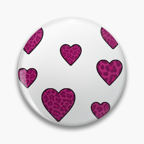 Item preview, pink cheetah hearts designed and sold by aspolaris17.