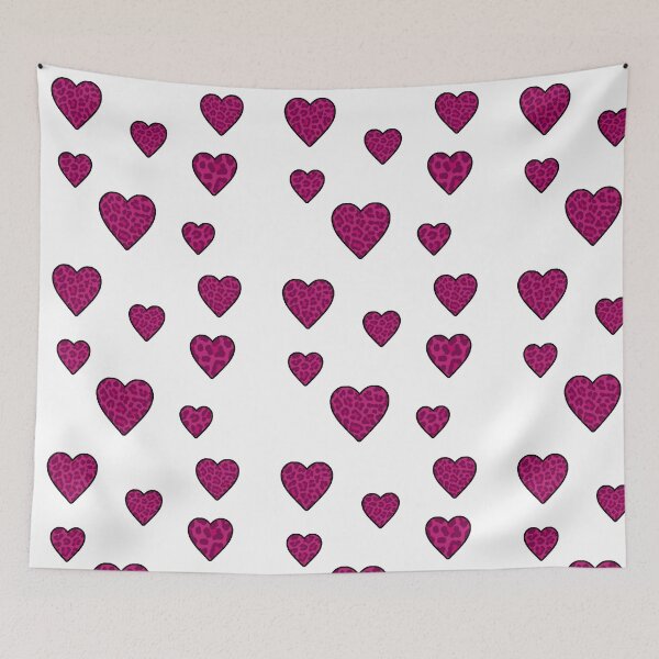 Item preview, pink cheetah hearts designed and sold by aspolaris17.