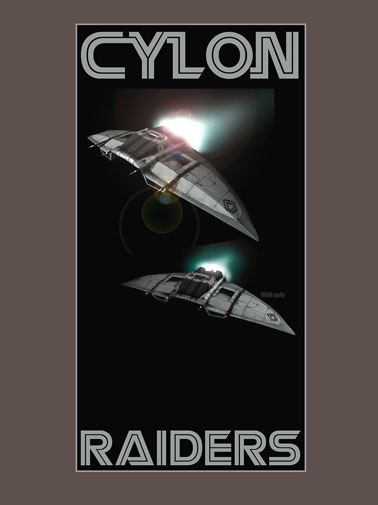 Cylon Raider Space Patrol by astralsid