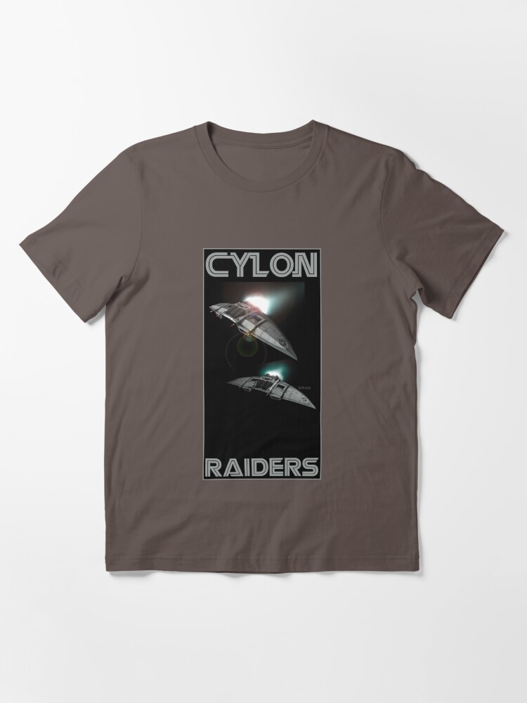 Alternate view of Cylon Raider Space Patrol Essential T-Shirt