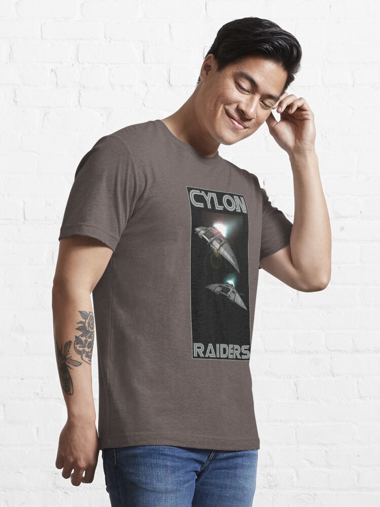Alternate view of Cylon Raider Space Patrol Essential T-Shirt