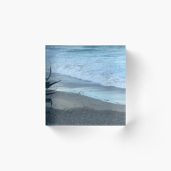 beach light Acrylic Block