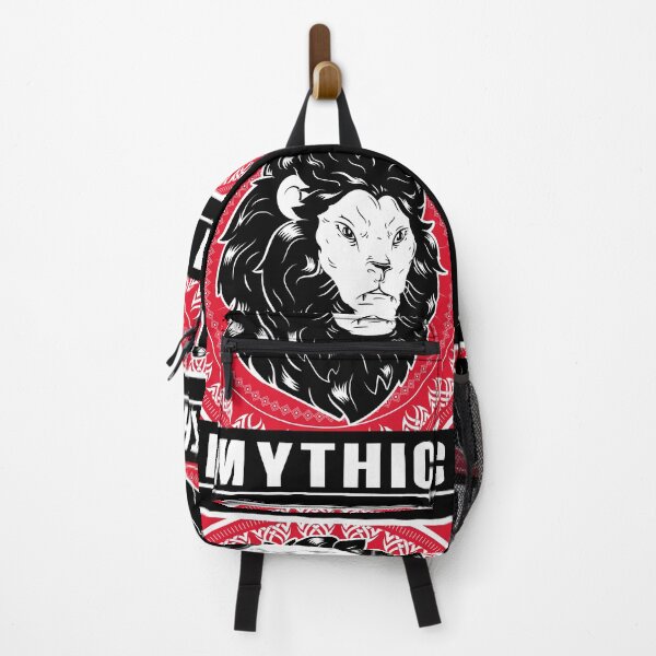 Item preview, red aesthetic patterns lion design designed and sold by MythicBrand.