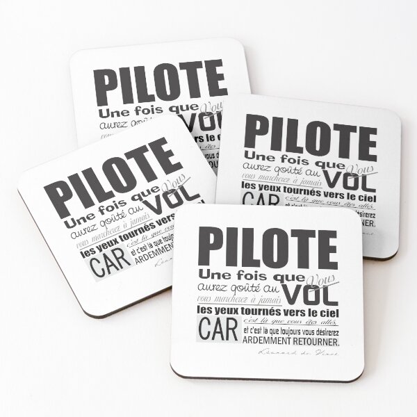 Item preview, Pilot Quote from Leonardo da Vinci designed and sold by gregpalmer.