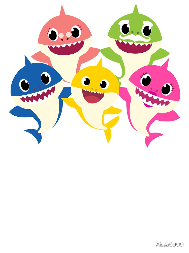 Baby Shark,Daddy Shark,Mummy Shark,Grandpa Shark,Grandma Shark,Family ...