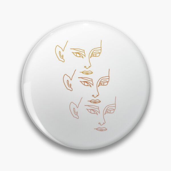 Item preview, Triple face line art designed and sold by isobelcough.