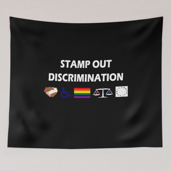 Item preview, STAMP OUT DISCRIMINATION designed and sold by stretchtees.