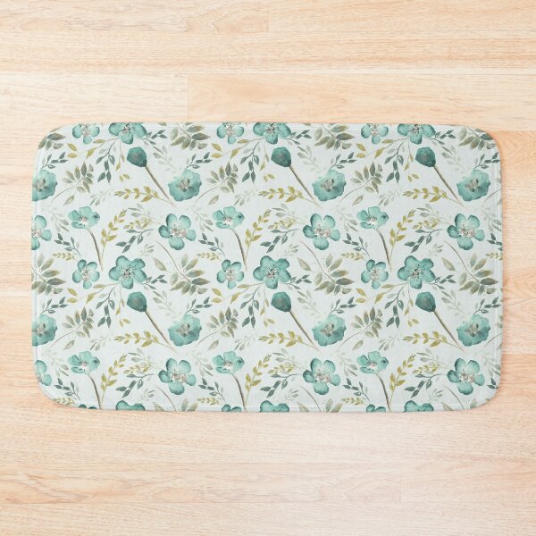 Item preview, Baby Green Eyes Watercolor Floral Pattern designed and sold by StudioPosies.