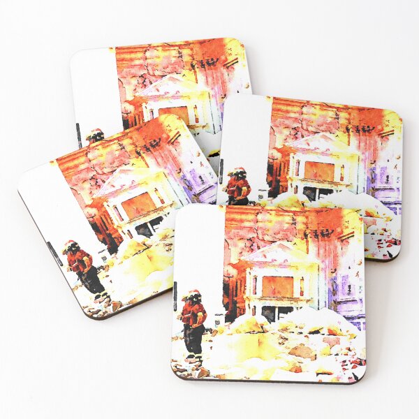 Item preview, L'Aquila: firefighter at work on the rubble in the collapsed church designed and sold by Giuseppe Cocco.