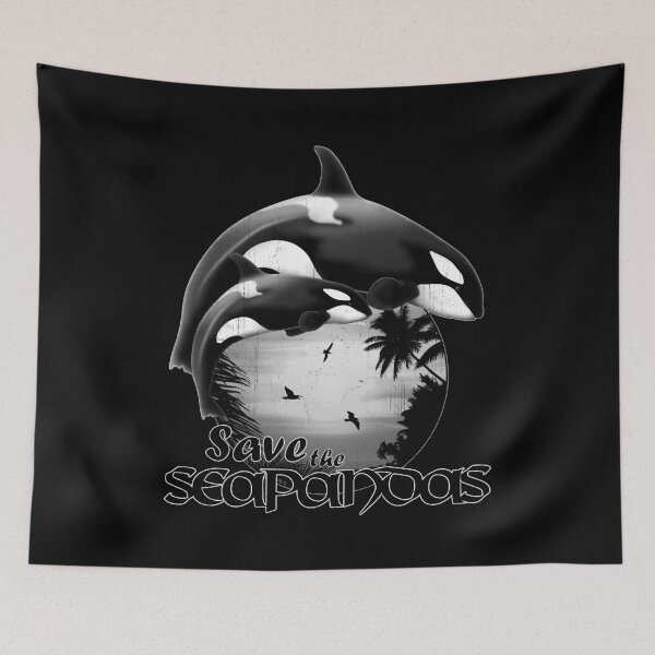 Item preview, Orcas designed and sold by NicGrayGraphic.