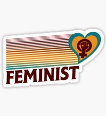 Retro Feminist Sticker